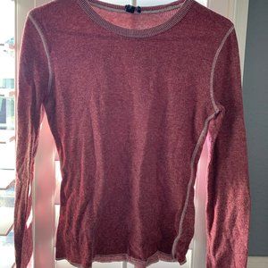 maroon long sleeve